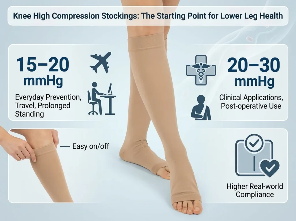 haody medical Knee High Compression Stockings