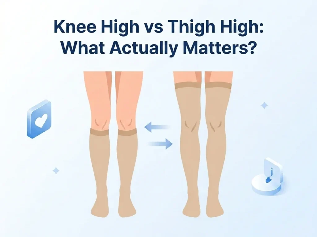 knee high vs thigh high compression stockings comparison