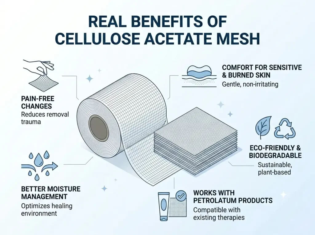 The Real Benefits of Cellulose Acetate Mesh
