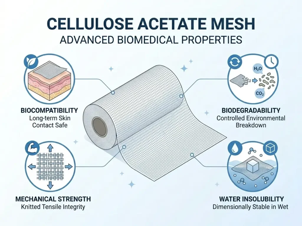 What Is Cellulose Acetate Medical Fabric (and Cellulose Acetate Mesh)