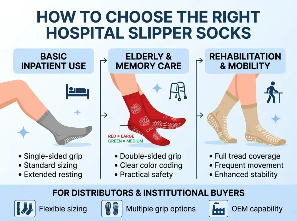 How to Choose the Right Hospital Slipper Socks for Different Applications