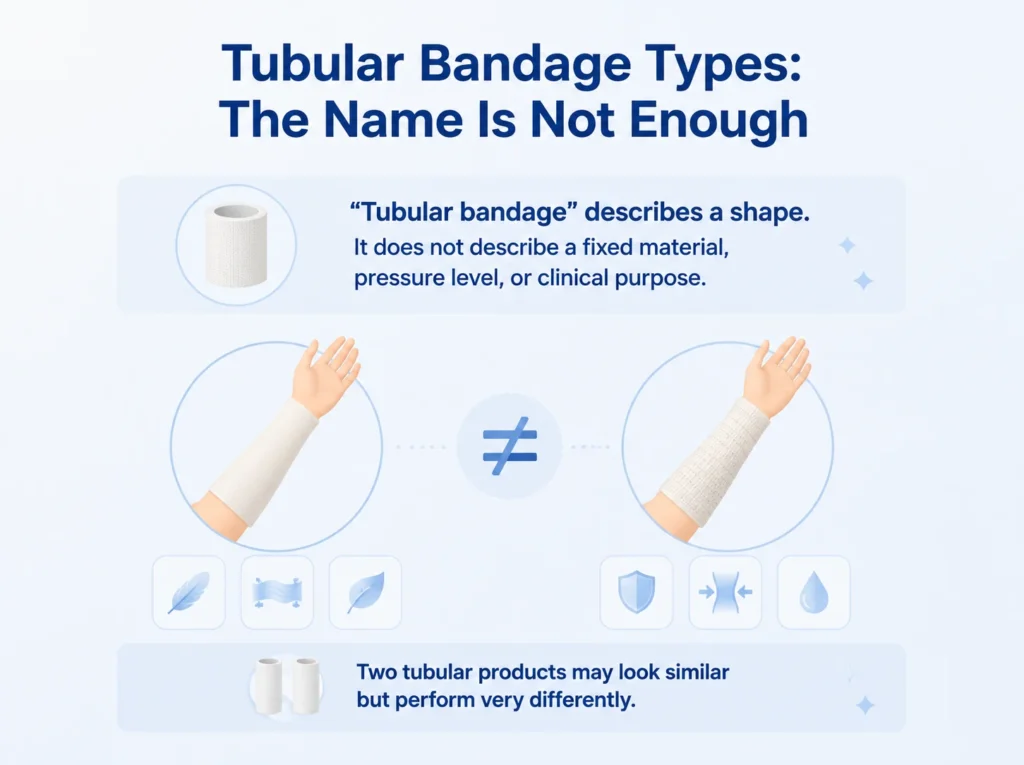 tubular bandage types not all the same