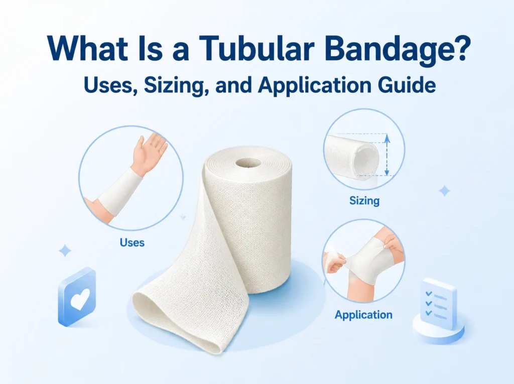 what is a tubular bandage uses sizing application