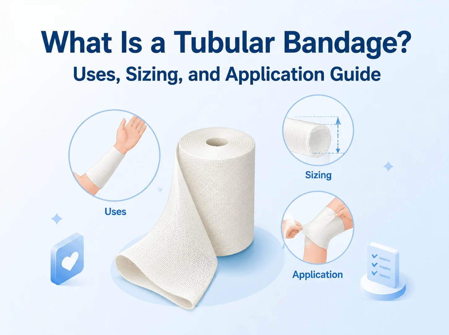 what is a tubular bandage uses sizing application