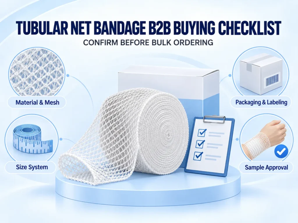 tubular net bandage b2b buyer checklist